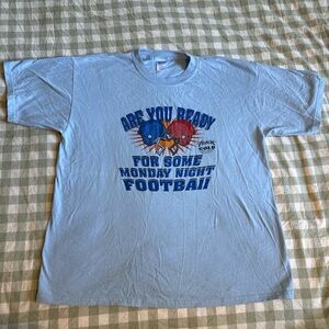 Vintage Light Blue Heavy Cotton T-Shirt